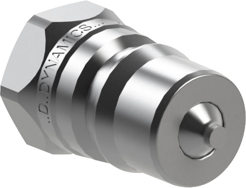 Engate rápido B-17 com rosca macho 1/4" NPT com esferas DYNAMICS