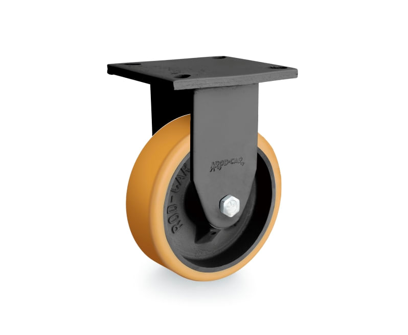 Rodizio Fixo FMRA 62 UFK Rolamentado Poliuretano Capacidade 700kg