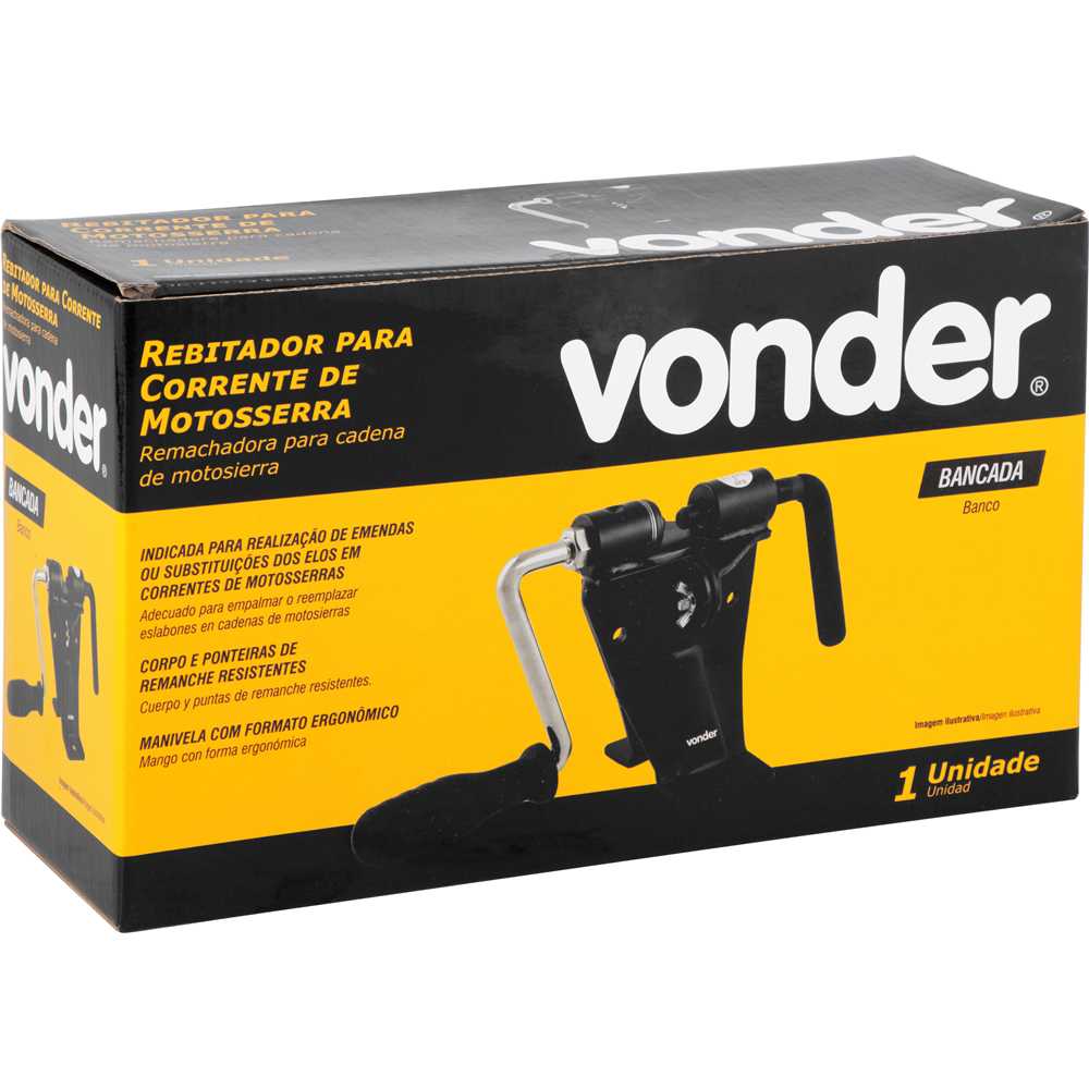 Rebitador Para Correntes De Motosserra De Bancada - Vonder