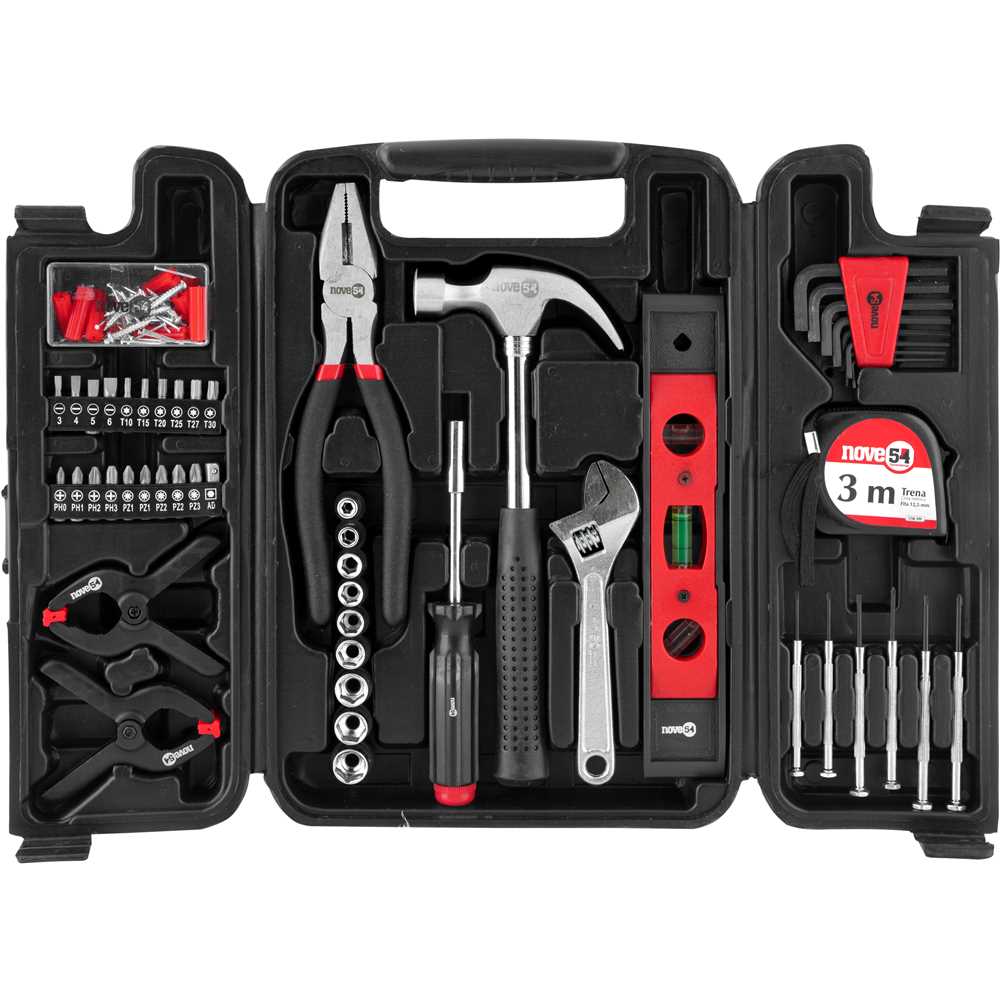 Jogo de Ferramentas 131 Peças JF131 com Maleta Plástica - NOVE54