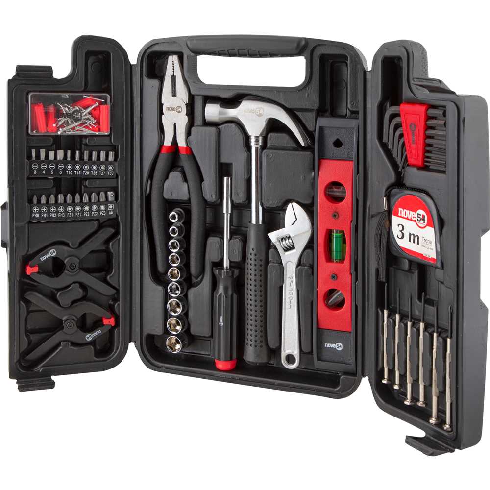 Noopie71　9本セット Jogo de Ferramentas 131 Peças JF131 com Maleta Plástica - NOVE54