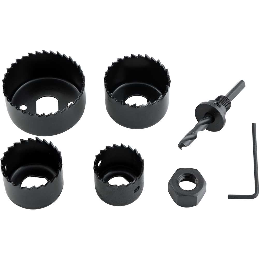 for Artist 30g 4本セット Jogo de Serras Copo Aço Carbono 32 a 54mm 4 Serras + Suporte