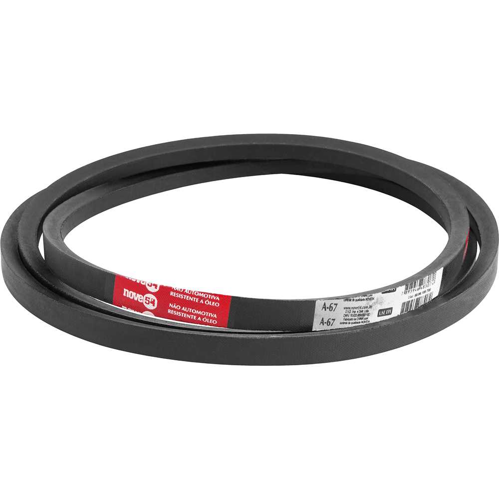 Correia Perfil V A-67 Circunferência Interna 1702mm - NOVE54