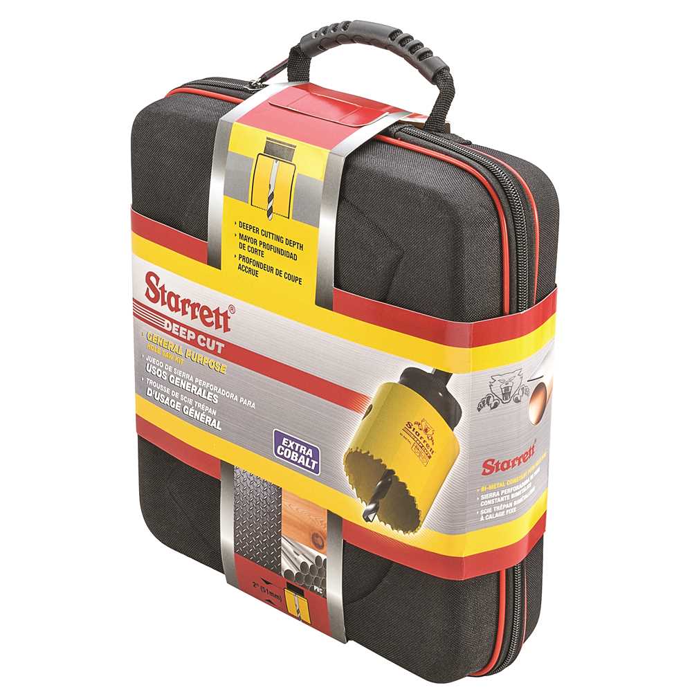 Jogo de Serra Copo 19 à 64,00mm com 12 peças - STARRETT