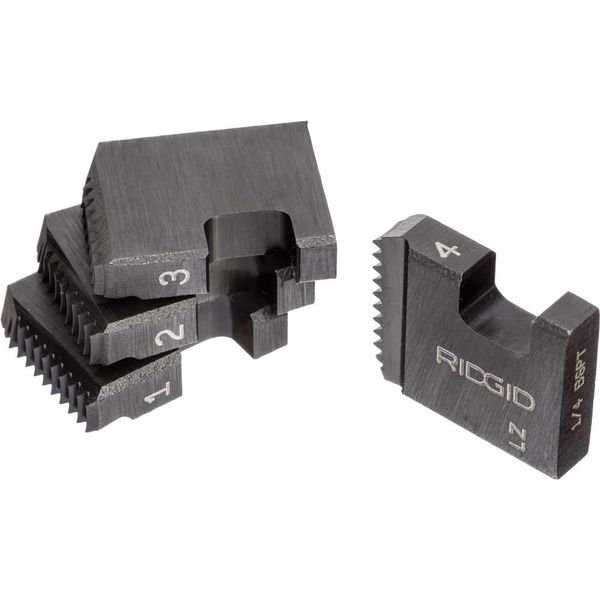 Jogo de cossinetes aço carbono 1/4" BSPT para tarraxas 00-R RIDGID