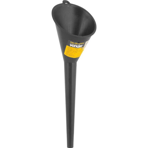 Funil Multifunção Bico Rígido Preto 85mm - VONDER