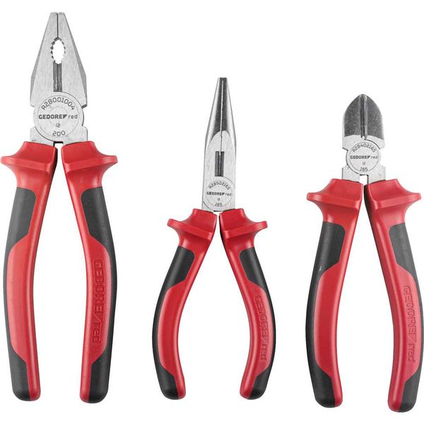 Jogo de alicates com 3 peças R28001004 - GEDORE RED