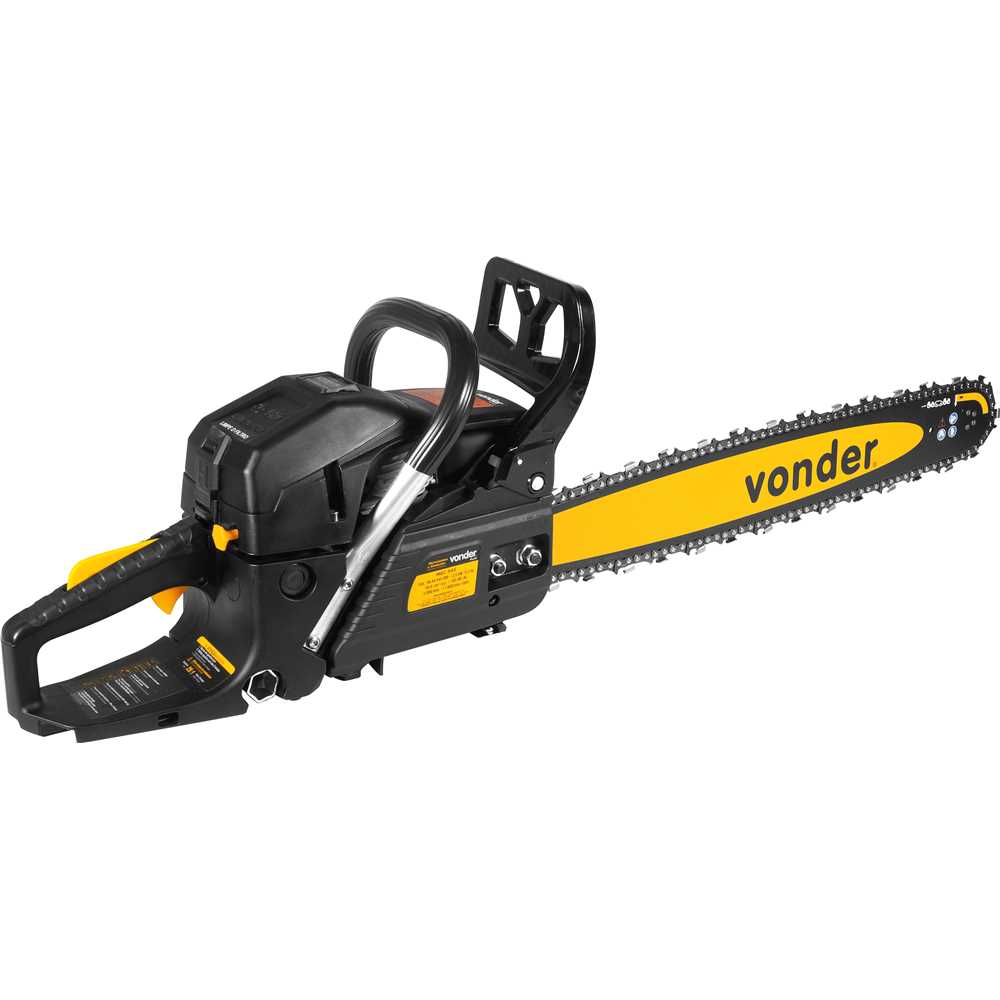 Motosserra a gasolina 54,6 cm³ (cc) MGC 545 - VONDER PLUS