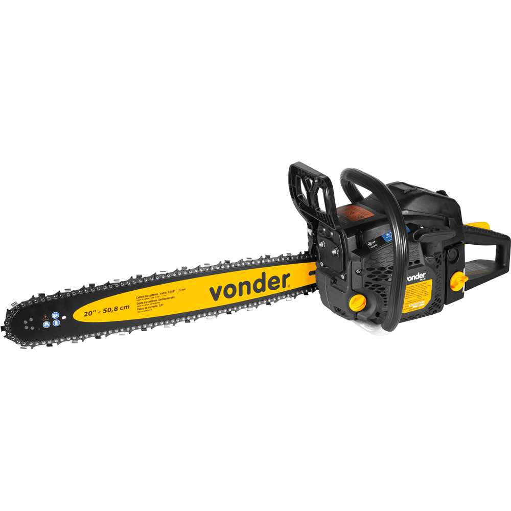 Motosserra a gasolina 54,6 cm³ (cc) MGC 545 - VONDER PLUS