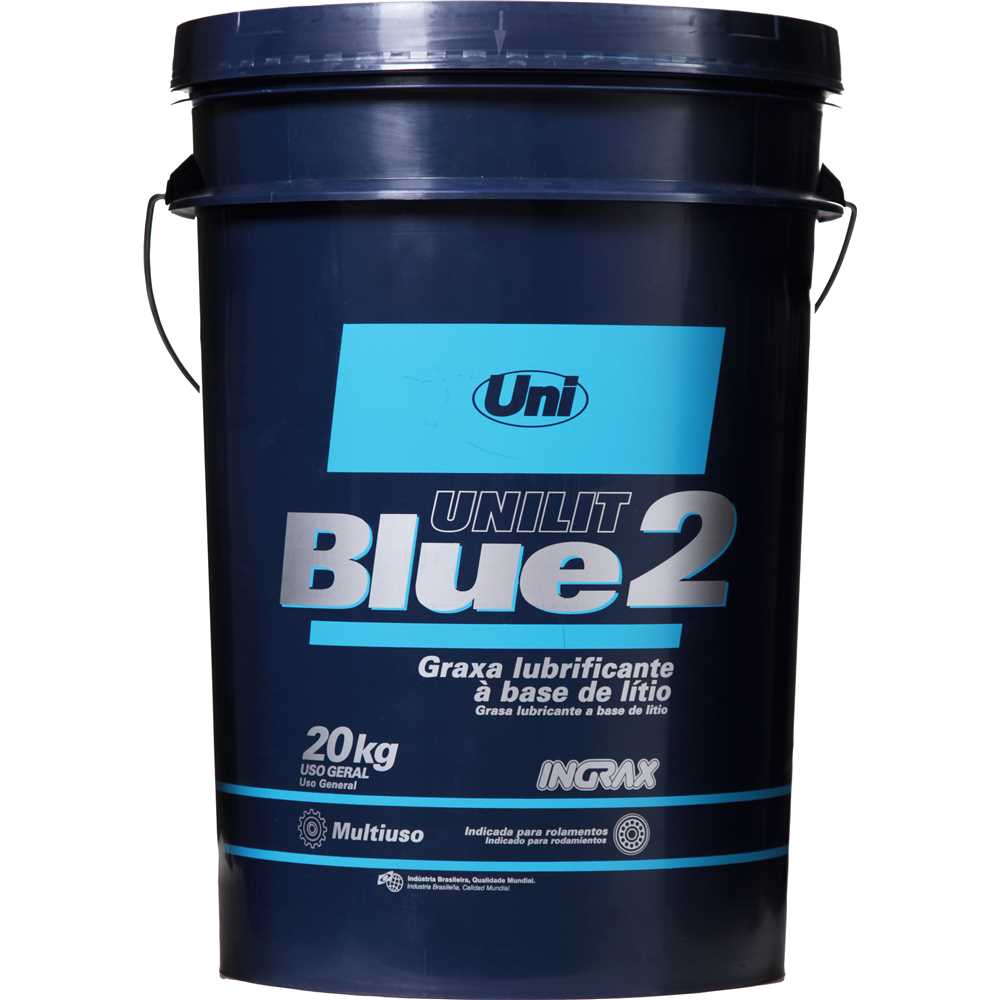Graxa unilit blue NLGI 2 20 kg - INGRAX - Ferramentas Gerais