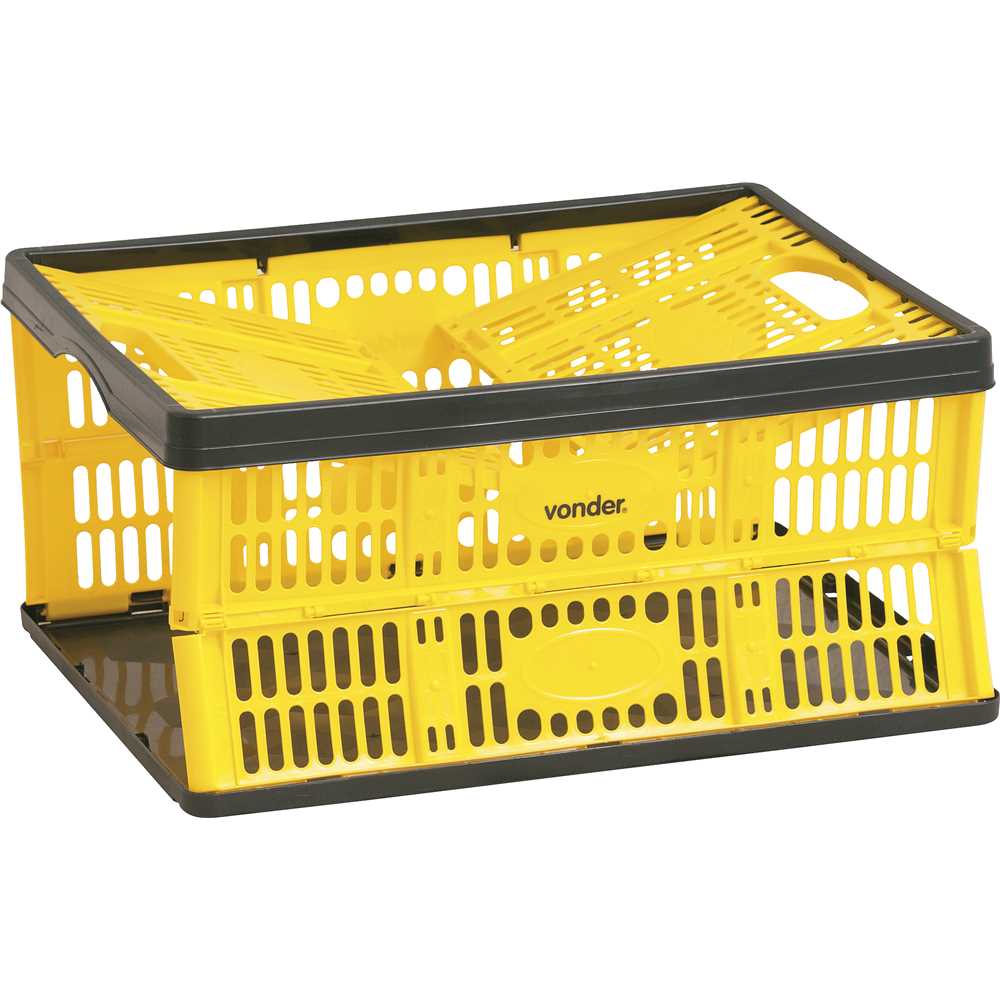 Caixa Plástica Desmontável 475x350x225mm CDV 0475 - VONDER