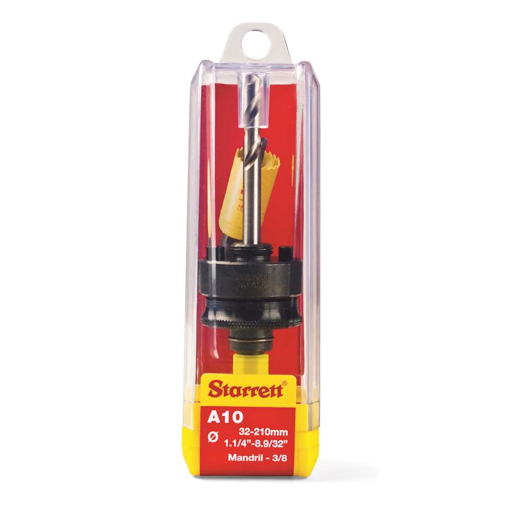 Suporte para Serra Copo Capacidade 32-210mm Haste 9,5mm - Starrett