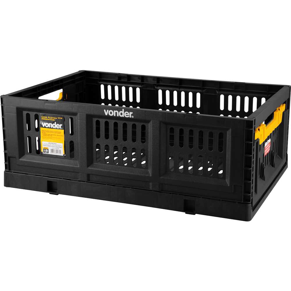 Caixa Plástica Desmontável 600x400x223mm CDV 600 - VONDER
