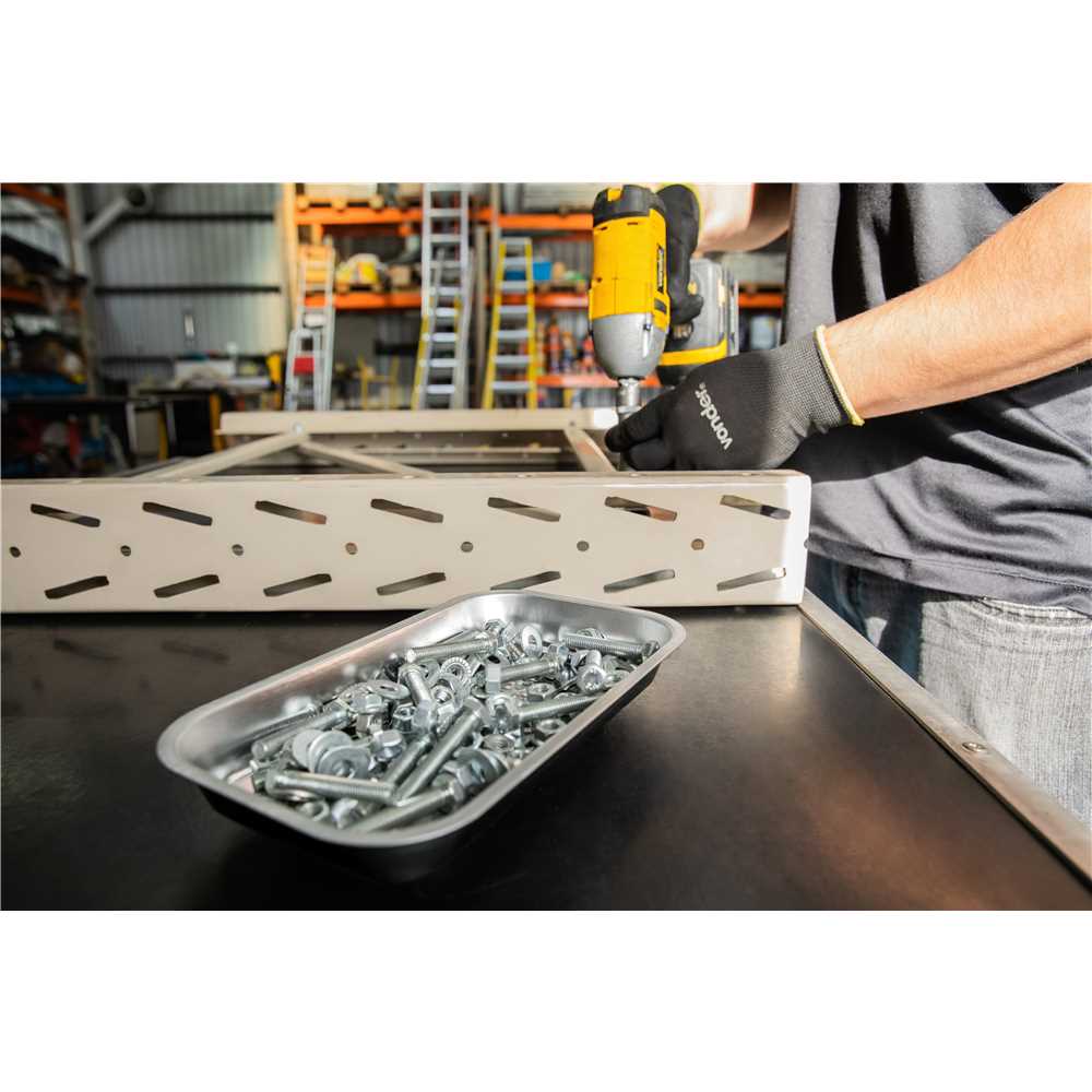 Bandeja Magnética Retangular 140mm x 240mm - VONDER - Ferramentas