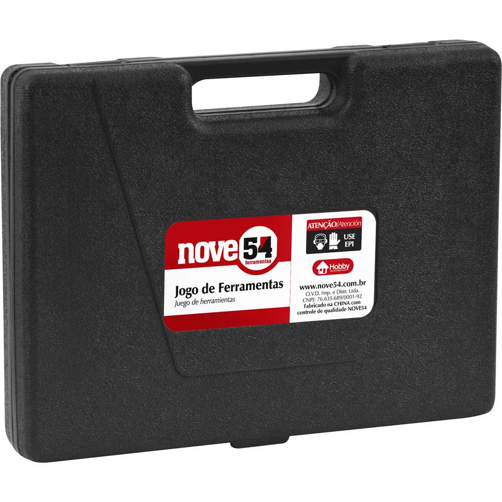 Jogo de Ferramentas com 100 Peças KF 100 com Maleta Plástica