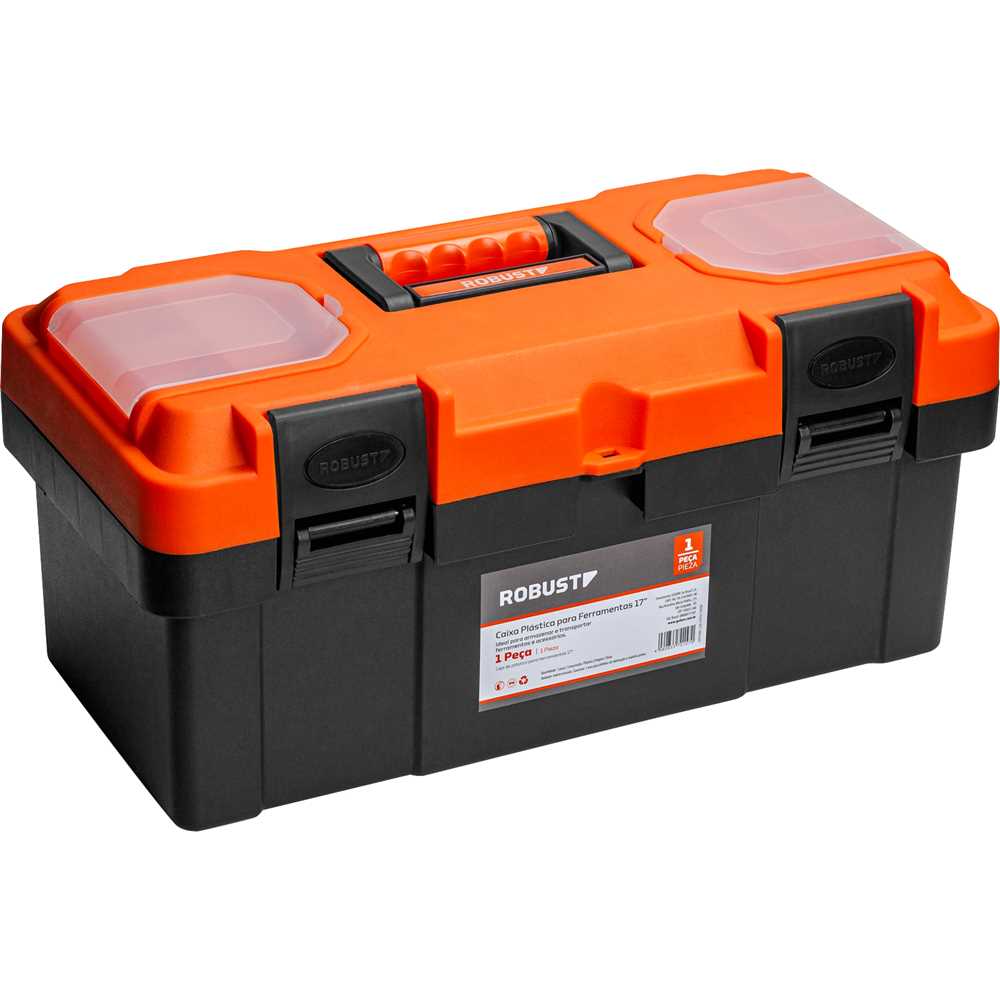Caixa plástica para ferramenta 17