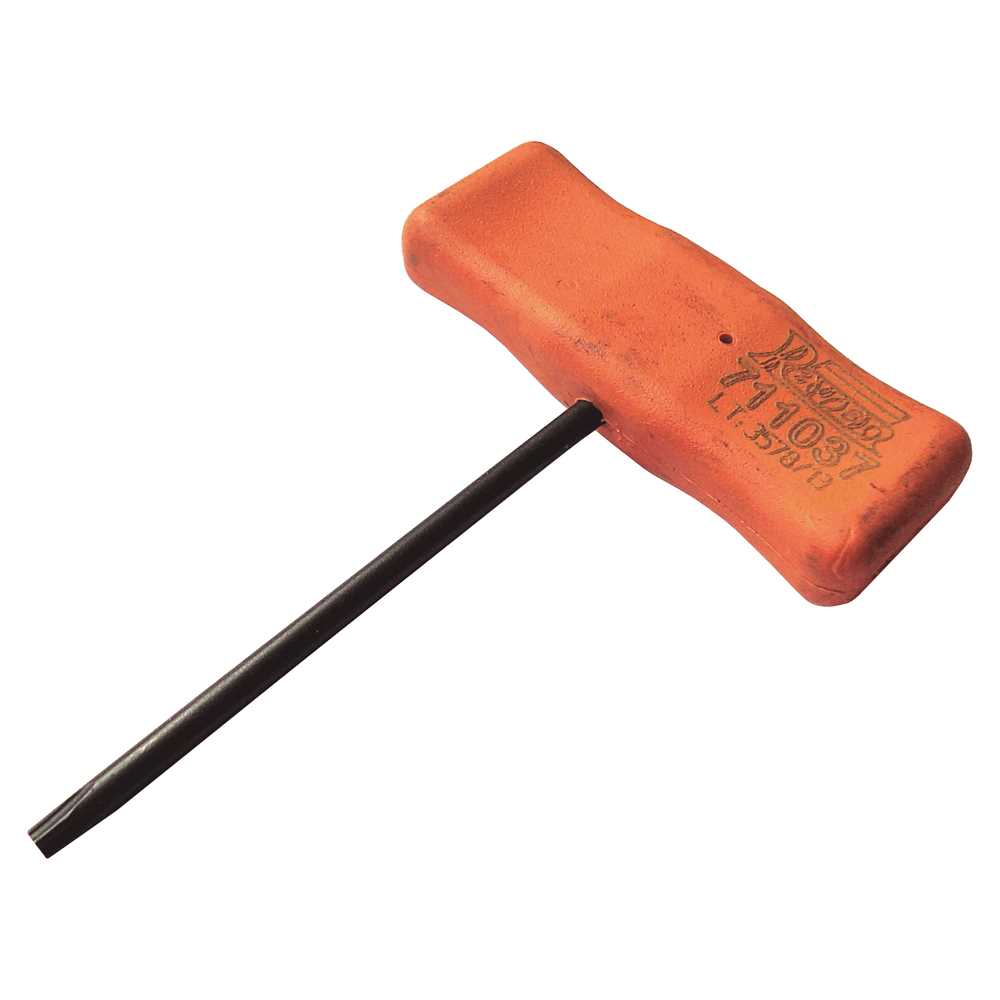 Chave especial 5 pontas com guia para parafusos do solenoide