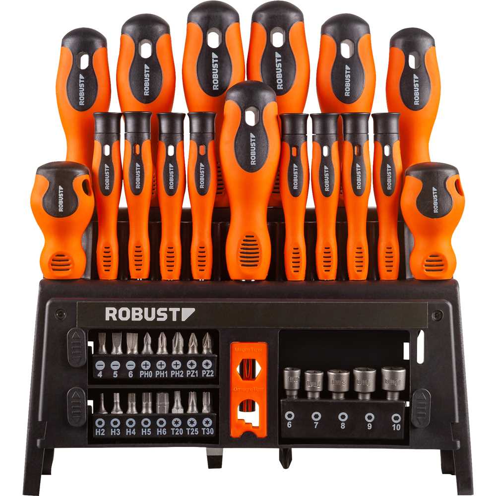 Jogo de ferramentas com 39 peças 3370168 ROBUST - Ferramentas Gerais