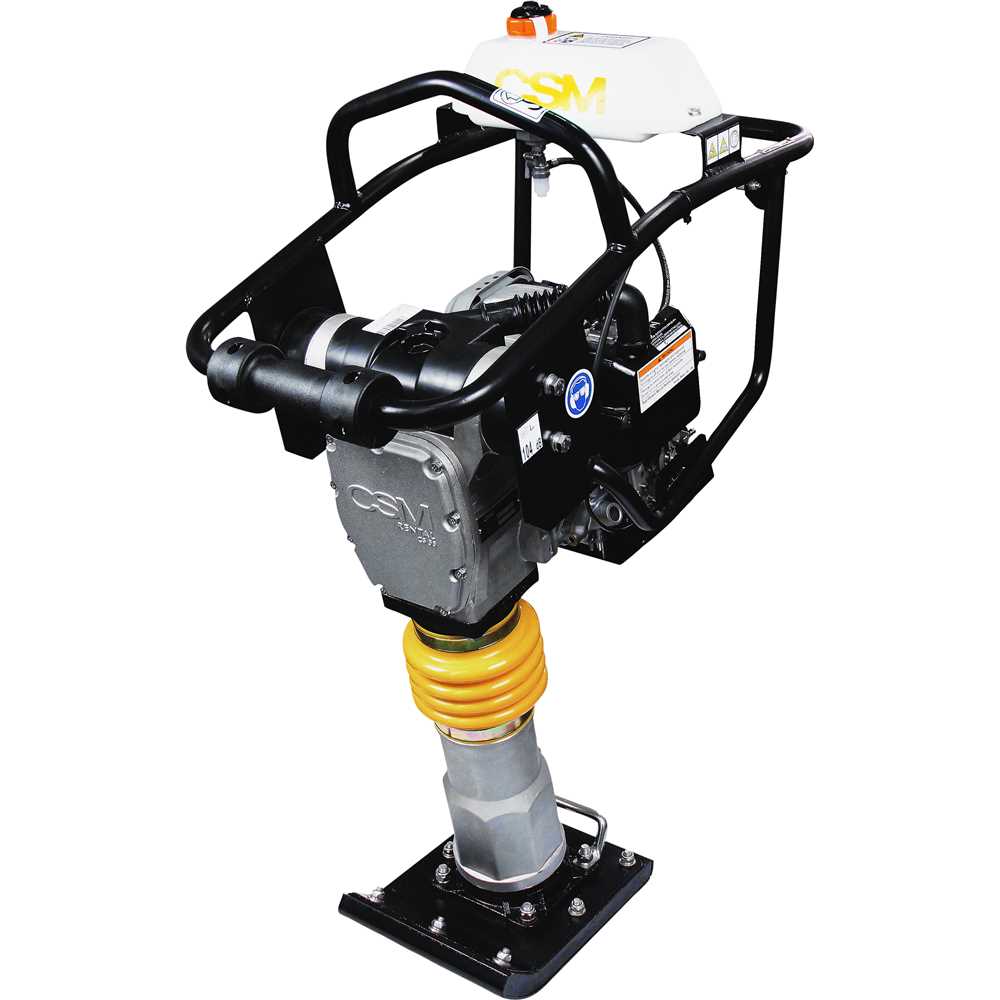 Compactador de percussão CS 55 Rental a gasolina com motor Honda