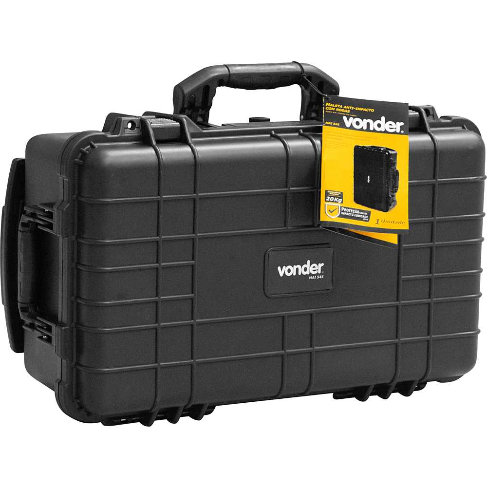 Maleta Anti-Impacto 55x35x22cm com Rodas MAI 545 - VONDER