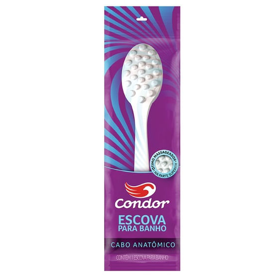Escova Manual Plástica 6090 Azul Claro - Condor