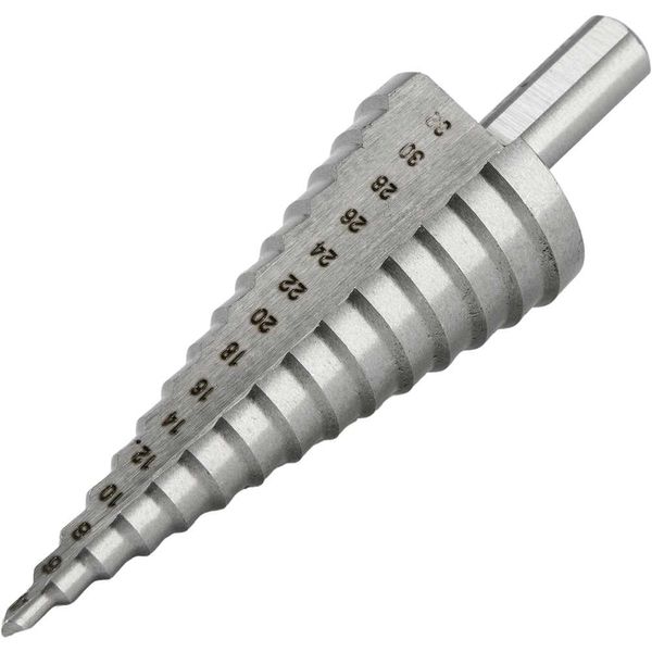 Broca de aço rápido escalonada 4 mm a 32 mm VONDER