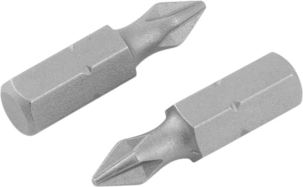 Bits Phillips 1/4 n°2 25MM com 2 Peças - VONDER