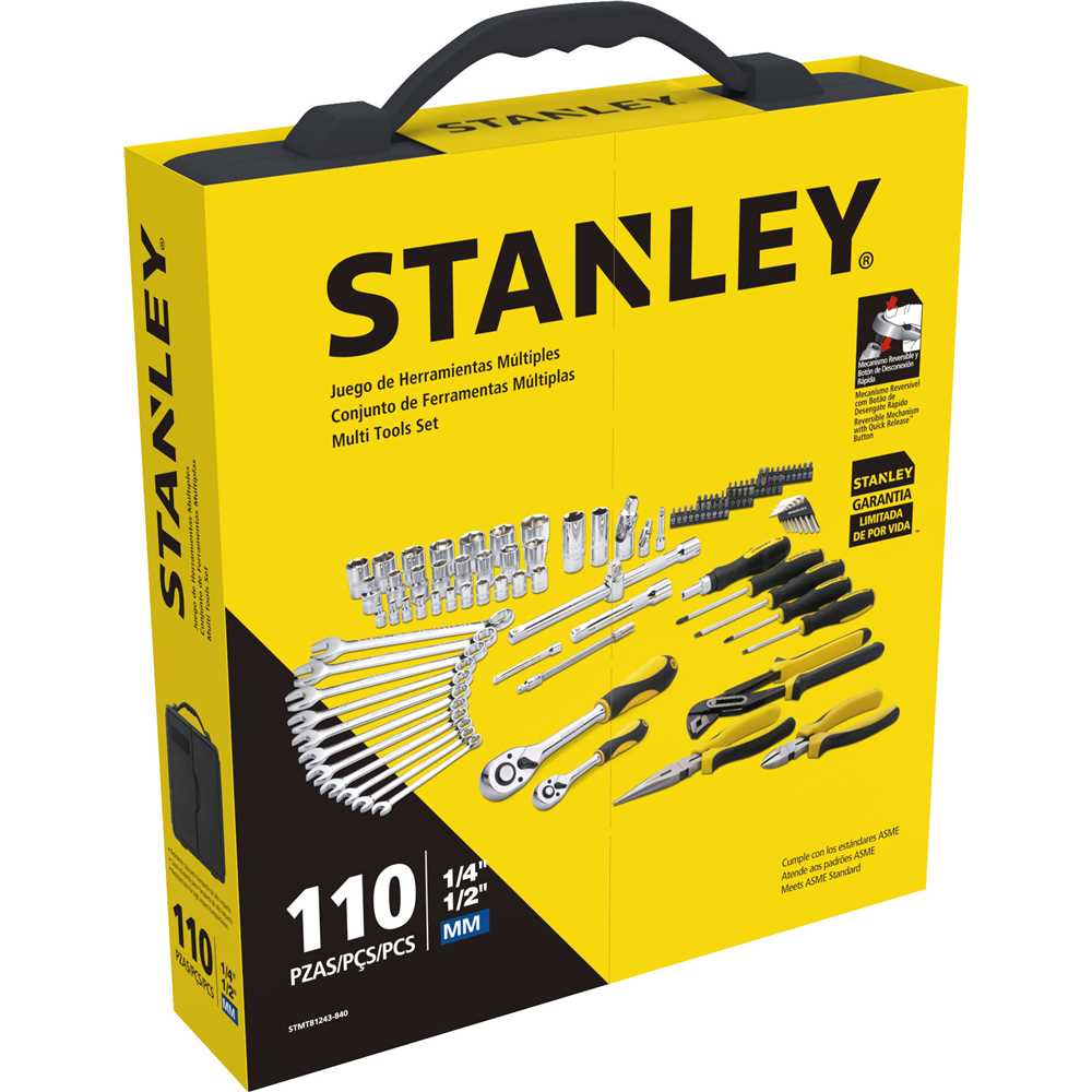 Jogo de ferramentas com 110 peças STMT81243-840 STANLEY