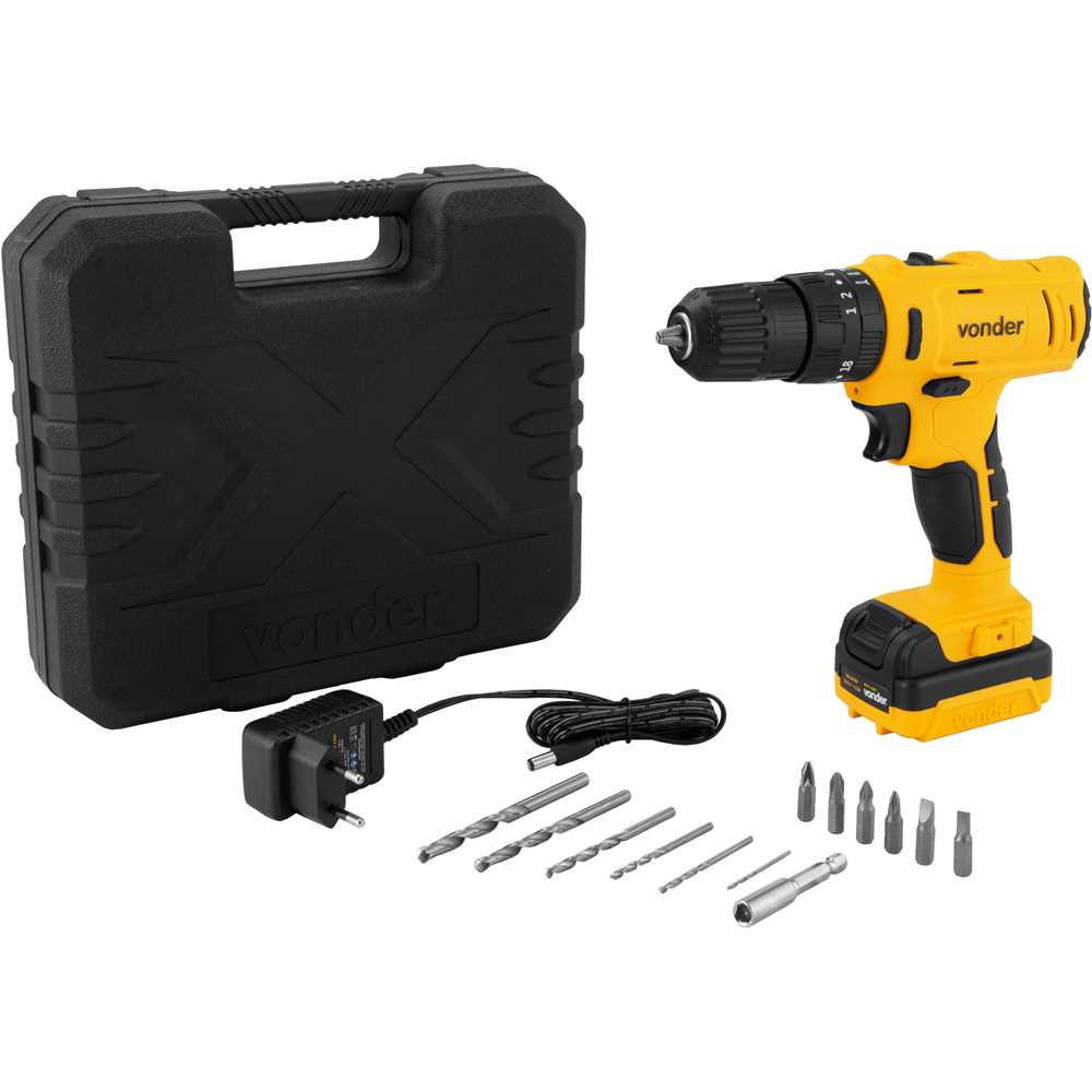 Parafusadeira/furadeira de impacto a bateria 12 V PFV 120I - VONDER