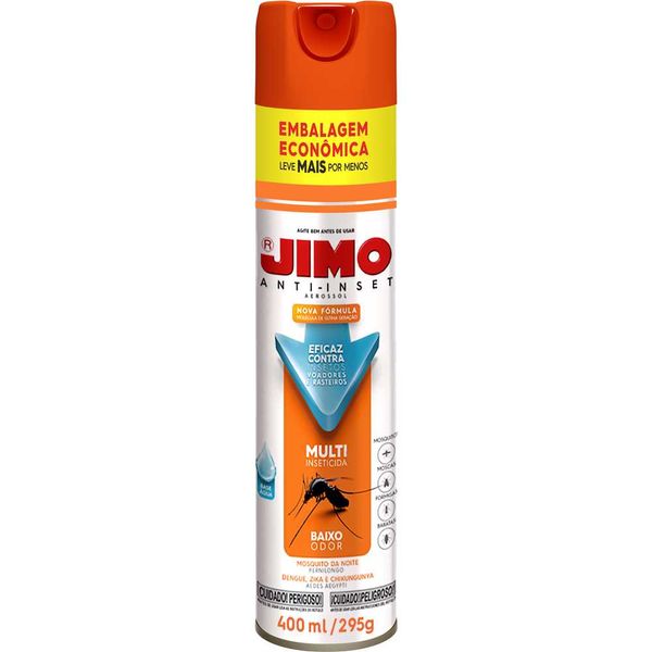 Inseticida aerossol 400 ml/295 g base água Anti-inset 11248 JIMO