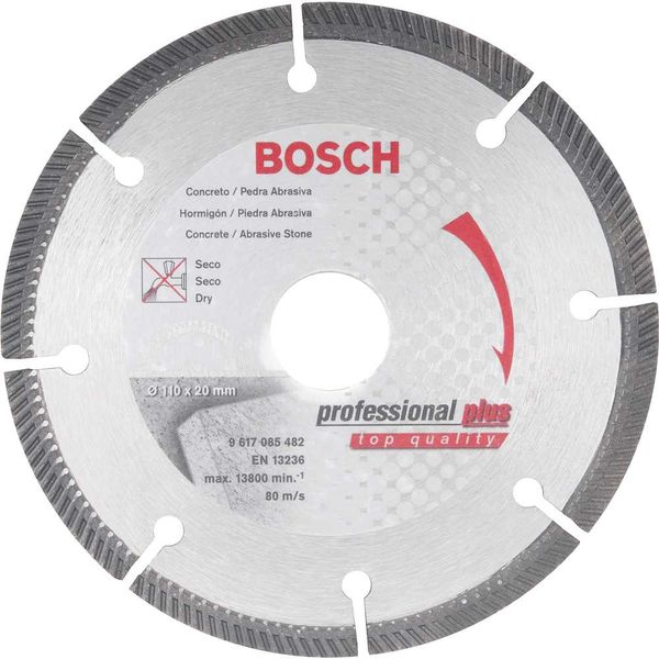 Disco Diamantado F20 Segmentado p/ Concreto 110mm - Bosch