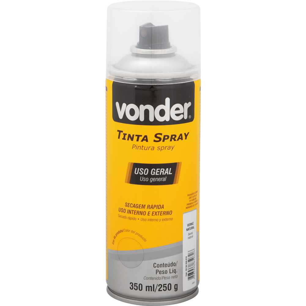 Verniz em spray natural 350 ml VONDER