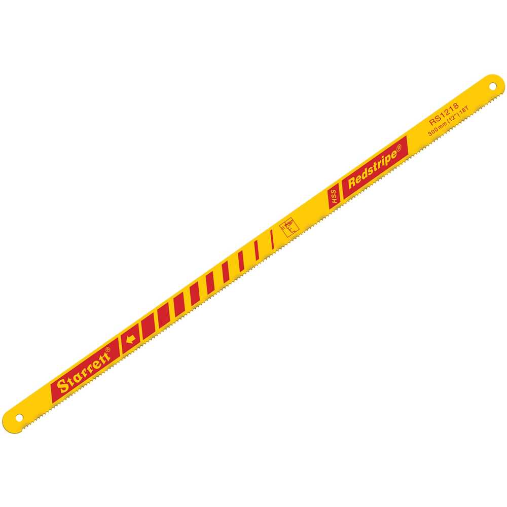 Serra Manual Aço Rápido Redstripe Rígida 18 Dentes - Starrett