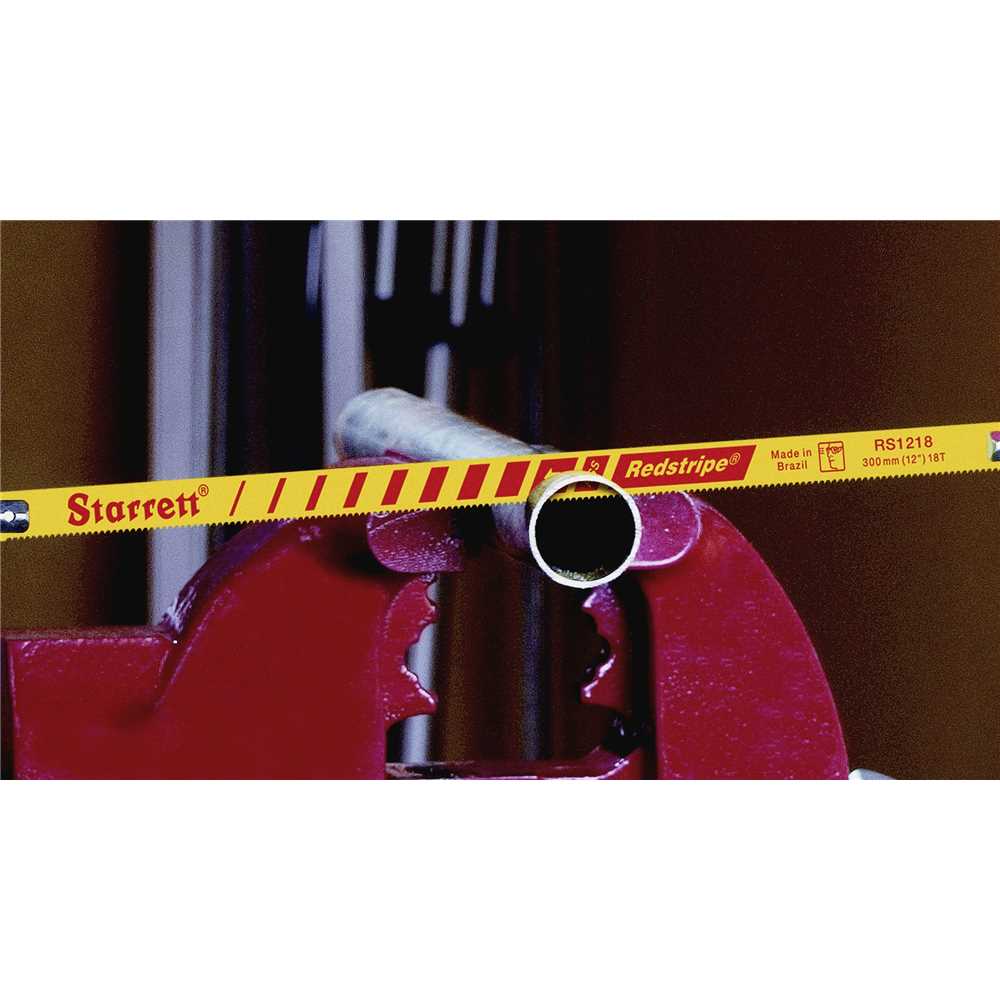 Serra Manual Aço Rápido Redstripe Rígida 18 Dentes - Starrett Serra Manual Aço Rápido Redstripe Rígida 18 Dentes - Starrett