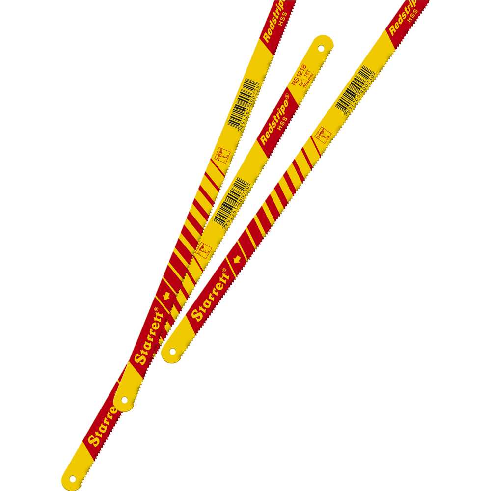 Serra Manual Aço Rápido Redstripe Rígida 18 Dentes - Starrett Serra Manual Aço Rápido Redstripe Rígida 18 Dentes - Starrett