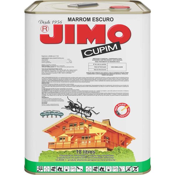 Jimo cupim marrom lata 18 Litros JIMO