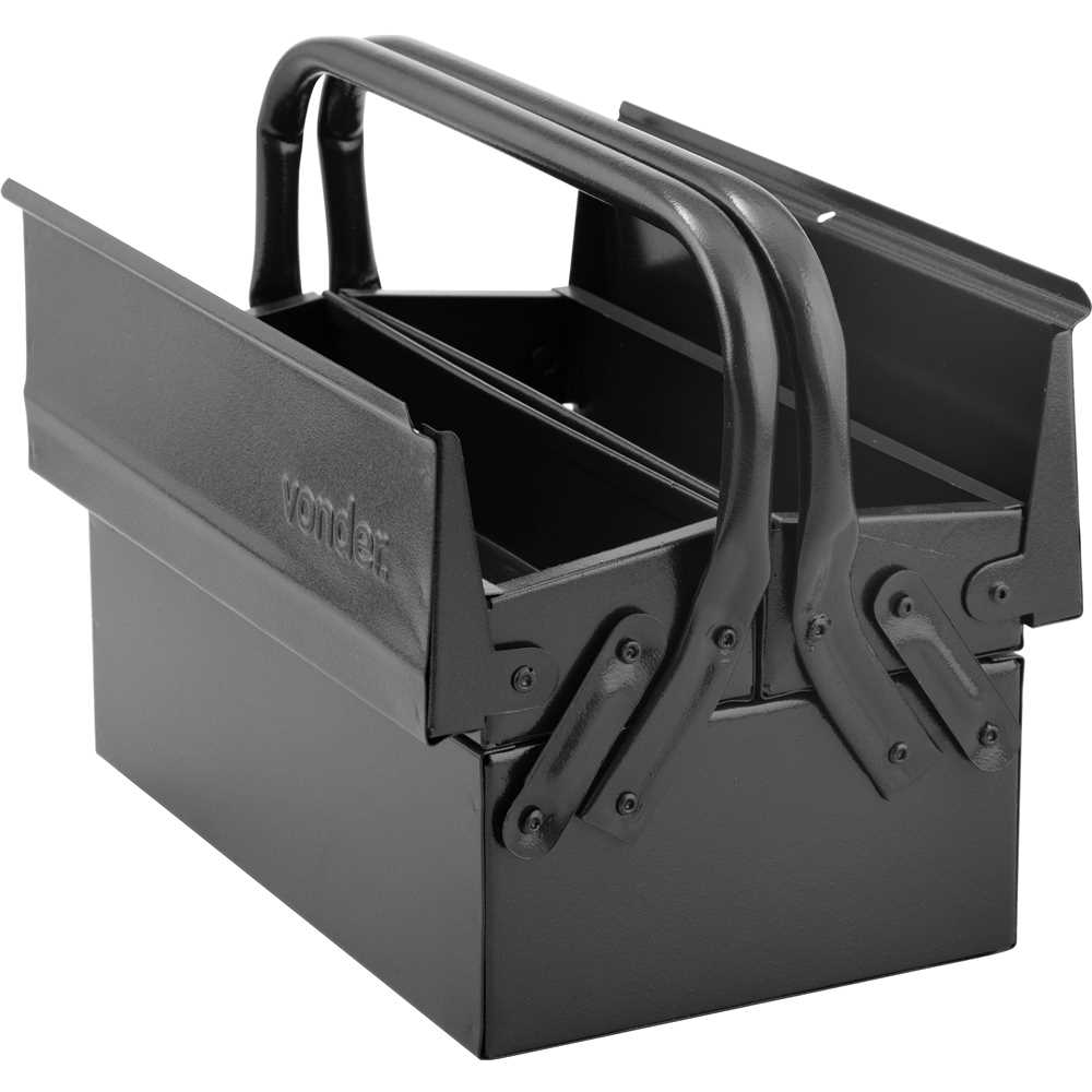 Caixa Metálica para Ferramentas com 3 Gavetas 30x19x16cm - VONDER