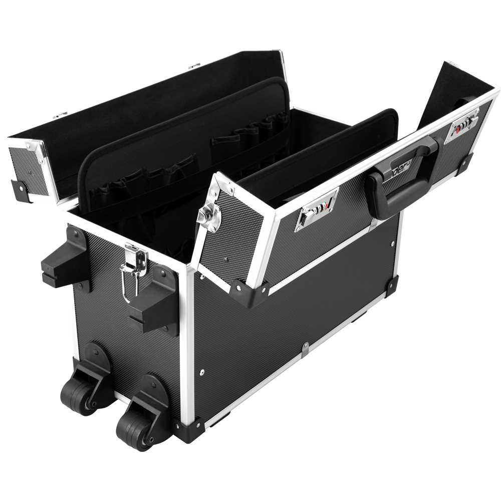 Maleta para Ferramentas Profissional MFV961 com Puxador/Rodas
