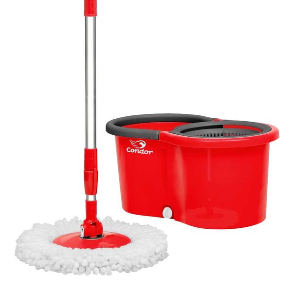Rodo Mop 360° com Cabo Articulado e Balde - CONDOR