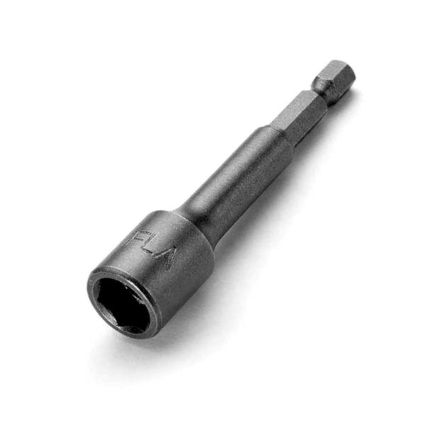 Ponteira Soquete 8x75mm Sextavada 1/4" com Ima - IFLA