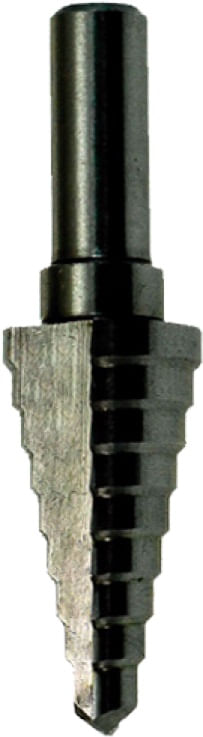 Broca escalonada 1/4 a 1.3/8" DRILLCO