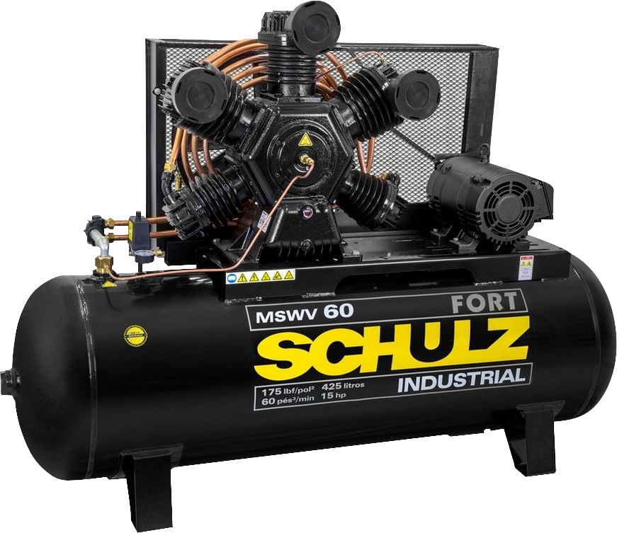 Compressor de ar MSWV 60/425 L Fort 15,0 cv 220 V ~/380 V~ - SCHULZ