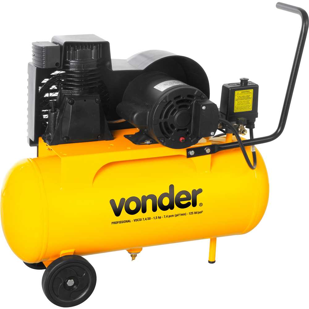 Compressor de Ar VDCSI 7,4/30 1,5cv 125lbf/pol² - VONDER