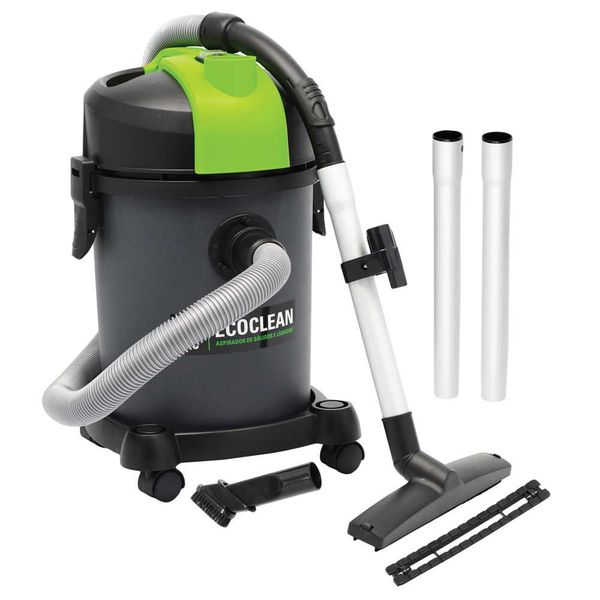 Aspirador de Sólidos e Líquidos Ecoclean Profissional 1200W 18L - SOTECO Aspirador de Pó e Líquidos AP120 1200W 127V 18L - Soteco