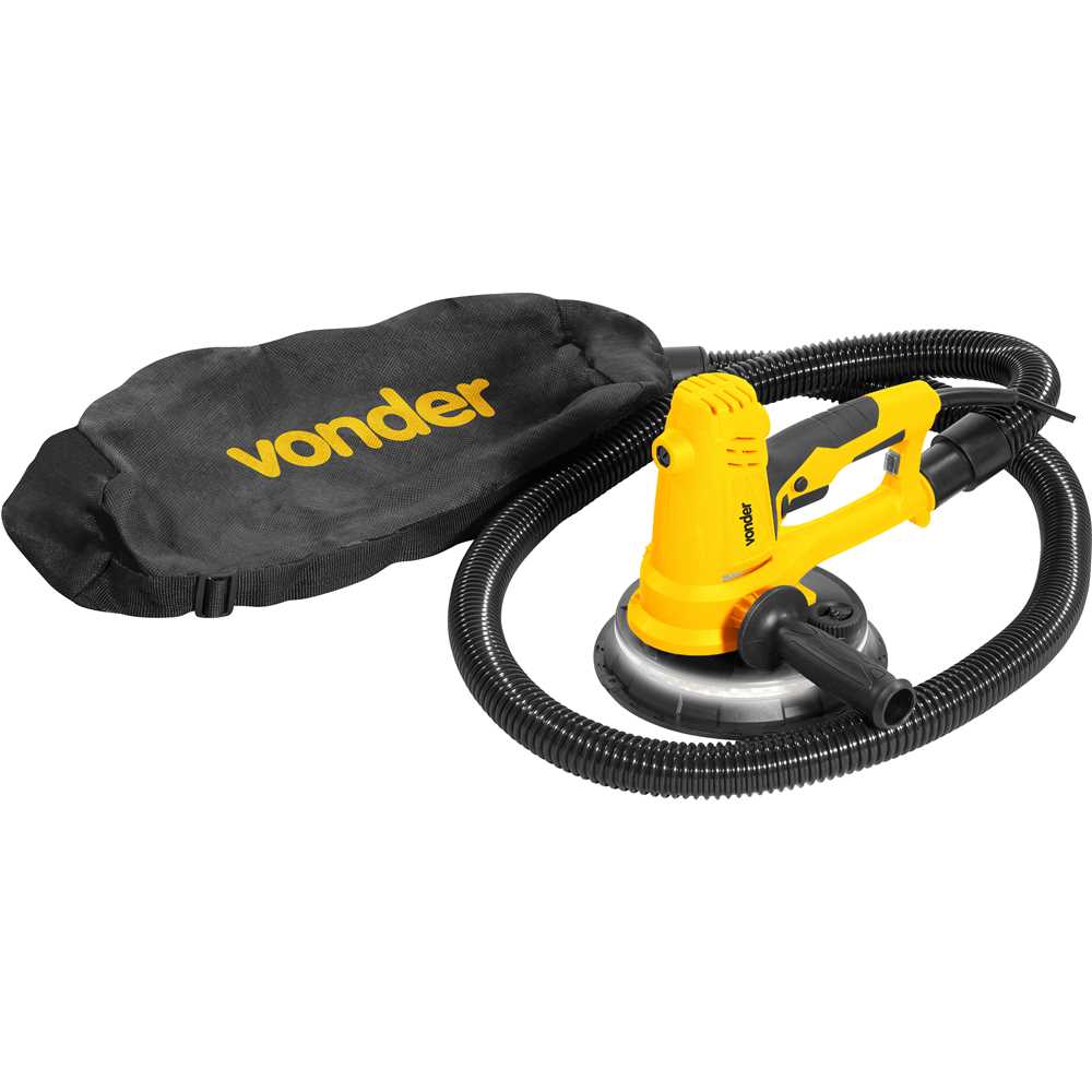 Lixadeira de Parede 750W com LED e Saco de Aspiração LPV750 - VONDER