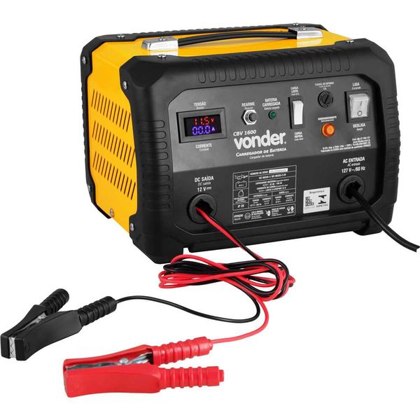 Carregador de Bateria 12V CBV 1600 - Vonder Carregador de Bateria 12V CBV 1600 127V - VONDER