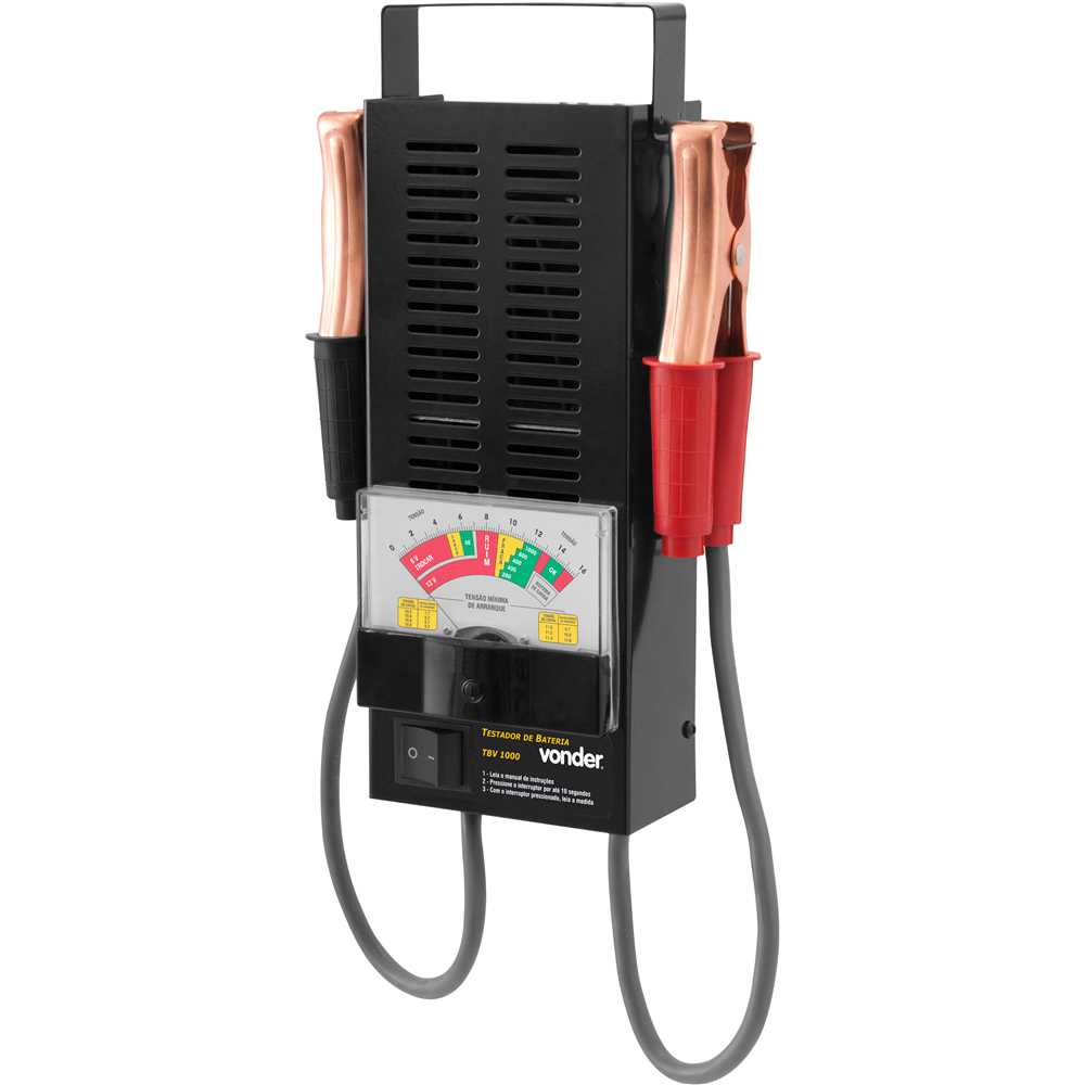 Testador de Bateria Analógico TBV1000 - VONDER - Ferramentas Gerais