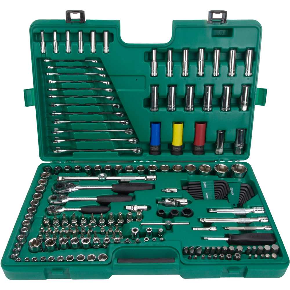 JOGO FERRAMENTAS C/190-PCS P/OFICINA ST109543 SATA