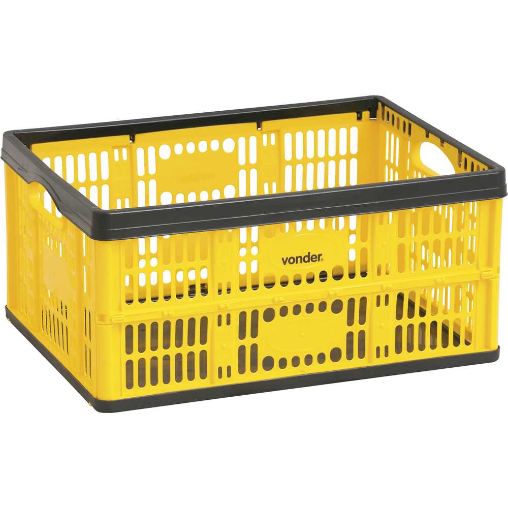 Caixa Plástica Desmontável 475x350x225mm CDV 0475 - VONDER