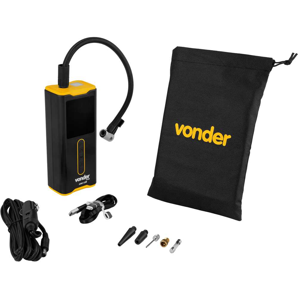 Compressor de ar automotivo a bateria CAV 128 VONDER PLUS
